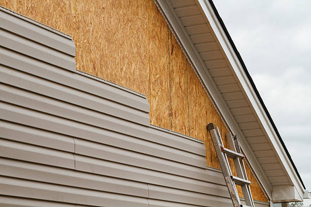 Professional Vinyl Siding technician working in Nunn, CO